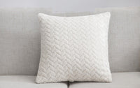 HKM-933395 Plush Sofa Pillowcase Set - 43x43cm with Pillow Core