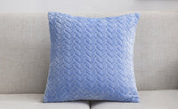 HKM-933395 Plush Sofa Pillowcase Set - 43x43cm with Pillow Core