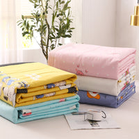 HKM-933587 Cotton Summer Air Conditioner Quilt Cover with Trendy Print Design