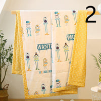 HKM-933587 Cotton Summer Air Conditioner Quilt Cover with Trendy Print Design