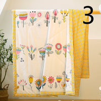 HKM-933587 Cotton Summer Air Conditioner Quilt Cover with Trendy Print Design
