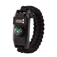 HKM-933779 Multifunctional Outdoor Rope Bracelet with Compass and Fire Starter