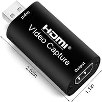 HKM-933971 4K HDMI Video Capture Card with USB 3.0 - Supports 1080P Output, Windows, macOS, Linux & Android