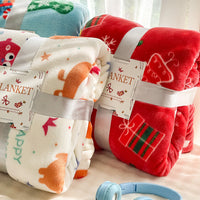 HKM-934099 Cartoon Anime Themed Thickened Flannel Blanket in Festive Designs and Multiple Sizes