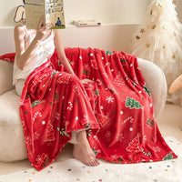 HKM-934099 Cartoon Anime Themed Thickened Flannel Blanket in Festive Designs and Multiple Sizes