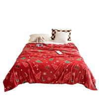 HKM-934099 Cartoon Anime Themed Thickened Flannel Blanket in Festive Designs and Multiple Sizes