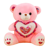 HKM-934099 Soft Personalized Valentine’s Day Bear with Heart - Available in Various Sizes from 23cm to 60cm