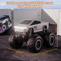 HKM-934227 Amphibious Remote Control Tesla Cybertruck for Kids - 4-Channel Electric Off-Road RC Vehicle