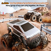 HKM-934227 Amphibious Remote Control Tesla Cybertruck for Kids - 4-Channel Electric Off-Road RC Vehicle