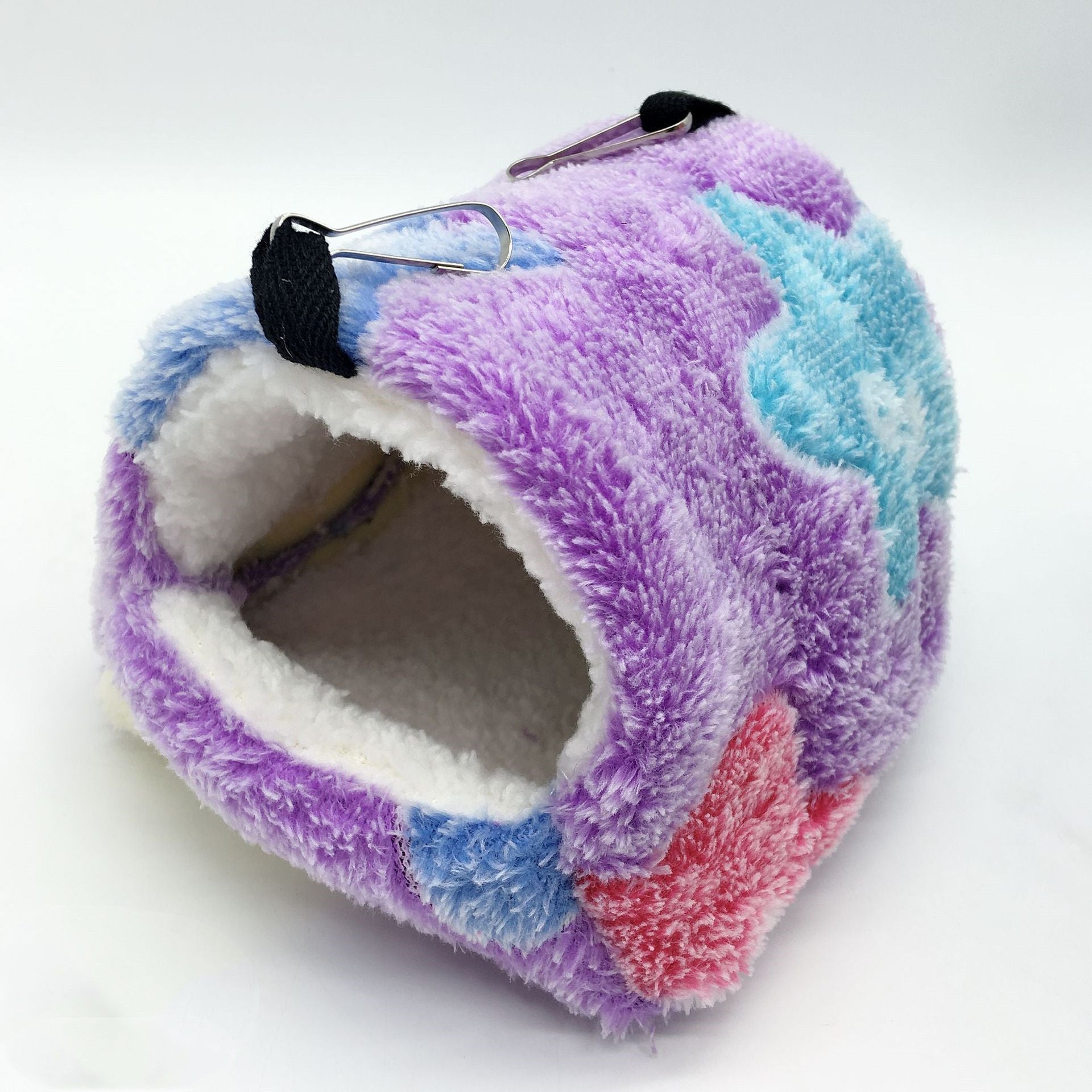 HKM-934355 Warm Coral Fleece Sleeping Bag Nest for Small and Medium Pets - Multiple Sizes Available