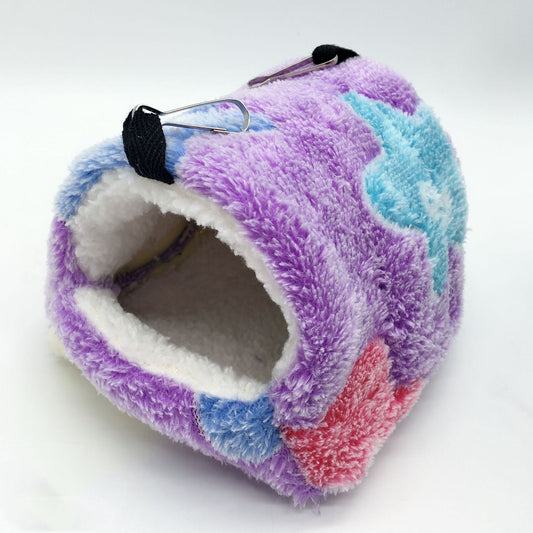 HKM-934355 Warm Coral Fleece Sleeping Bag Nest for Small and Medium Pets - Multiple Sizes Available