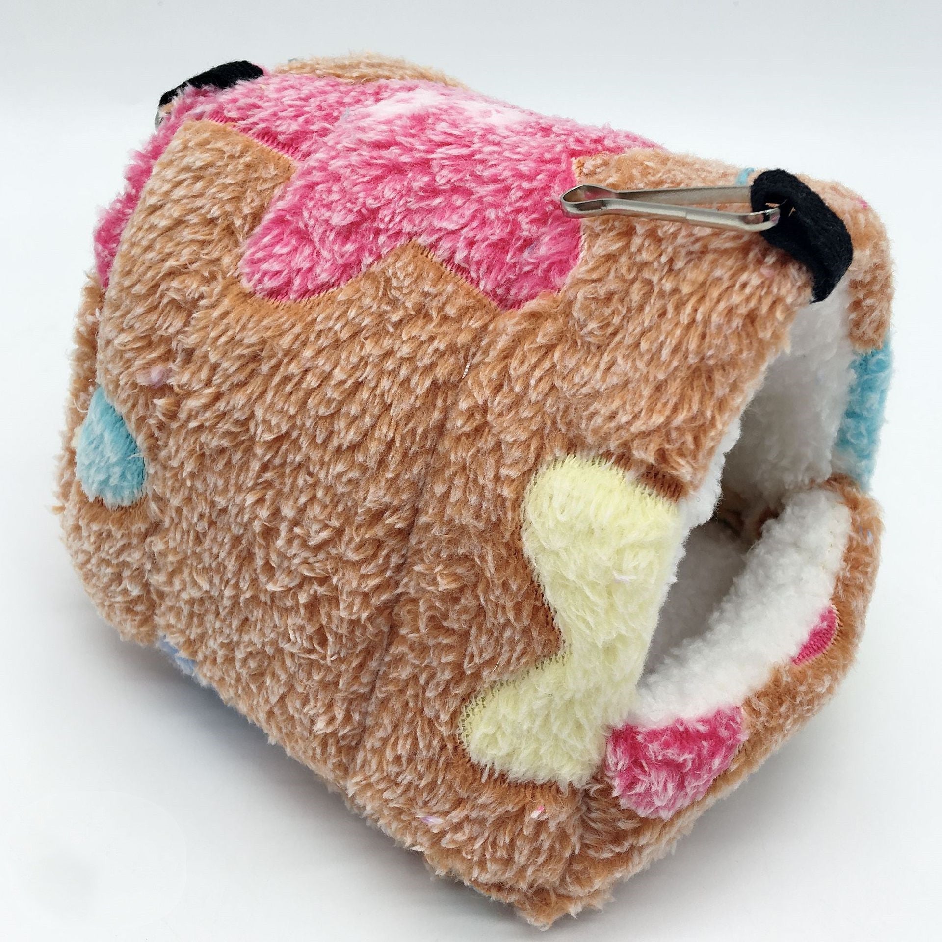 HKM-934355 Warm Coral Fleece Sleeping Bag Nest for Small and Medium Pets - Multiple Sizes Available