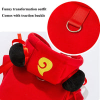 HKM-934739 Nezha and Obing Style Cozy Pet Hoodies for Small Dogs and Cats