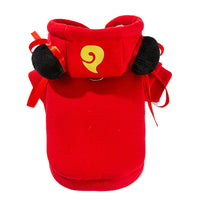 HKM-934739 Nezha and Obing Style Cozy Pet Hoodies for Small Dogs and Cats