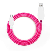 HKM-934803 LED Light Mobile Phone Charging Cable – 1M/1.5M, Compatible with iPhone and Android Devices, Supports 3.1A Current