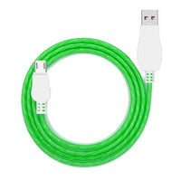 HKM-934803 LED Light Mobile Phone Charging Cable – 1M/1.5M, Compatible with iPhone and Android Devices, Supports 3.1A Current