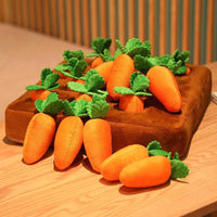 HKM-934867 Pet Dog Toys Carrot Plush Toy Vegetable Chew Toy For Dogs Snuffle Mat For Dogs Cats Durable Chew Puppy Toy Dogs Accessories