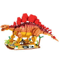 HKM-934995 Stegosaurus Dinosaur Building Blocks Set for Kids - Educational Construction Toy for Ages 6 and Up