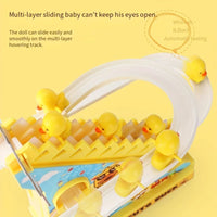 HKM-935059 Electric Climbing Duckling Music Toy for Early Education and Play