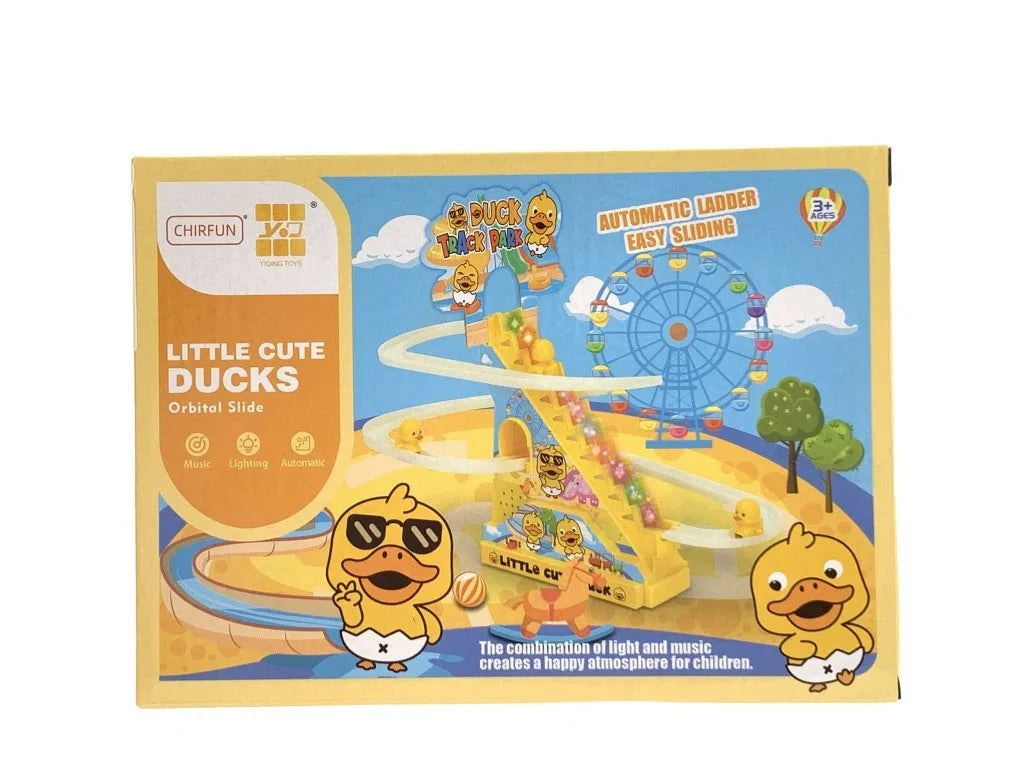 HKM-935059 Electric Climbing Duckling Music Toy for Early Education and Play