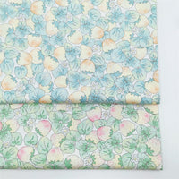 HKM-935251 Cotton Twill Fabric for Home Decor and Bedding - 1.6m Wide, Green & Blue Options