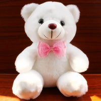 HKM-935251 Glow-in-the-Dark Plush Teddy Bear - 22cm LED Light-Up Stuffed Animal for Kids and Adults