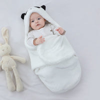 HKM-935571 Soft Flannel Newborn Baby Swaddling Quilt Blanket - Animal and Cartoon Patterns
