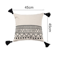 HKM-935635 Cotton and Linen Blend Siesta Pillowcase for Home, Office, and Travel