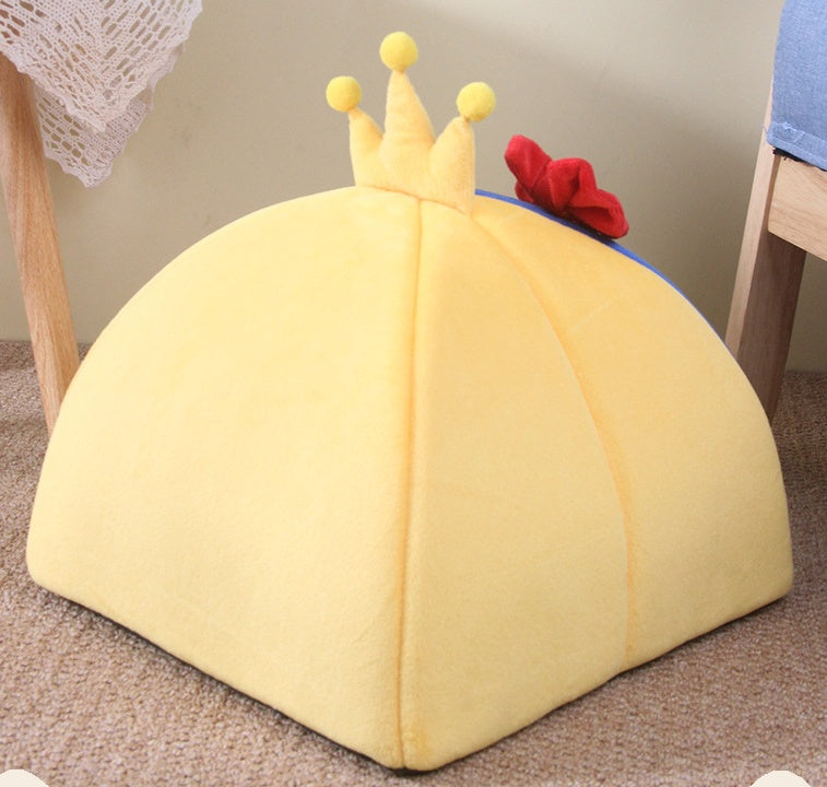HKM-935699 Cozy Four Seasons Semi-Enclosed Pet Nest for Cats