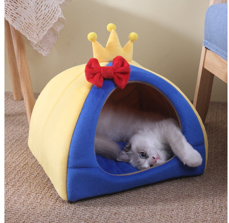 HKM-935699 Cozy Four Seasons Semi-Enclosed Pet Nest for Cats