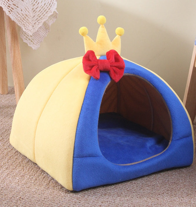 HKM-935699 Cozy Four Seasons Semi-Enclosed Pet Nest for Cats