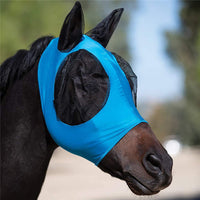HKM-935763 Universal Horse Mosquito Cover - Lightweight, Black Latex & Net, 21x31cm