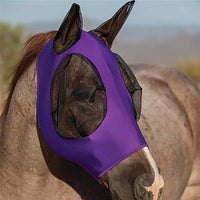 HKM-935763 Universal Horse Mosquito Cover - Lightweight, Black Latex & Net, 21x31cm