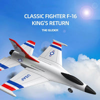 HKM-935827 Remote Control Glider Plane Toy 2.4G 2CH Outdoor Aircraft for Kids Ages 14+