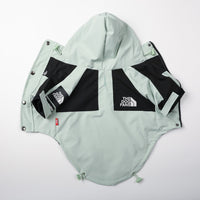 HKM-935891 Light Green Windproof Large Dog Raincoat - Waterproof Pet Shell Jacket in Various Sizes