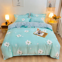 HKM-935891 Pure Cotton Brushed Four-Piece Bedding Set in Various Sizes