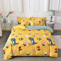 HKM-935891 Pure Cotton Brushed Four-Piece Bedding Set in Various Sizes