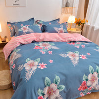 HKM-935891 Pure Cotton Brushed Four-Piece Bedding Set in Various Sizes