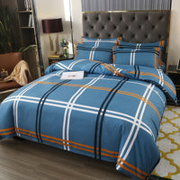 HKM-935891 Pure Cotton Brushed Four-Piece Bedding Set in Various Sizes