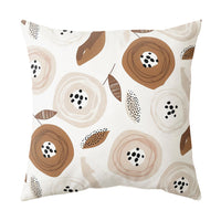 HKM-935955 American Style Animal Pattern Peach Skin Cushion Cover for Living Room and Bay Window