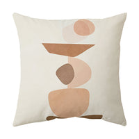 HKM-935955 American Style Animal Pattern Peach Skin Cushion Cover for Living Room and Bay Window
