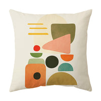 HKM-935955 American Style Animal Pattern Peach Skin Cushion Cover for Living Room and Bay Window