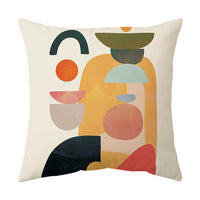 HKM-935955 American Style Animal Pattern Peach Skin Cushion Cover for Living Room and Bay Window