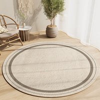 HKM-935955 Simple Round Carpet Study Swivel Chair Absorbent Wear-resistant Skid Resistance Blanket