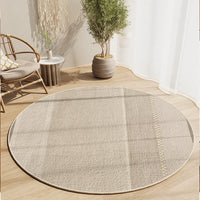 HKM-935955 Simple Round Carpet Study Swivel Chair Absorbent Wear-resistant Skid Resistance Blanket