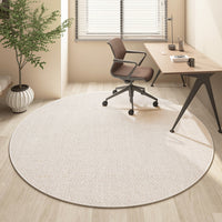 HKM-935955 Simple Round Carpet Study Swivel Chair Absorbent Wear-resistant Skid Resistance Blanket