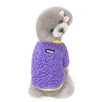 HKM-936019 Cozy Candy Fleece Pet Clothes for Dogs in Autumn and Winter - Five Color Options Available