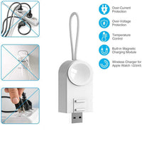 HKM-936083 2-in-1 Wireless Charger for Apple Watch and iPhone - Fast Charging, Compact Design