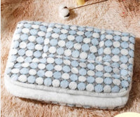 HKM-936211 Cat Four Seasons Mat Blanket - Thickened Double-Sided Lamb Wool & Flannel Cushion in Various Colors and Sizes