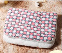 HKM-936211 Cat Four Seasons Mat Blanket - Thickened Double-Sided Lamb Wool & Flannel Cushion in Various Colors and Sizes